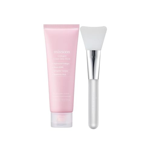 mixsoon Collagen Glass Skin Mask Peel off Facial Packs 2.71 Fl. Oz. / 80ml Collagen Wrapping Hydrating, Glow, Moisturizer For Korean Glass Skin Care | Amazon (US)