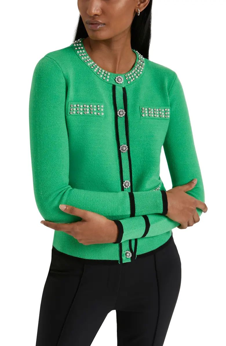 River Island Women's Embellished Cardigan Sweater | Nordstrom | Nordstrom