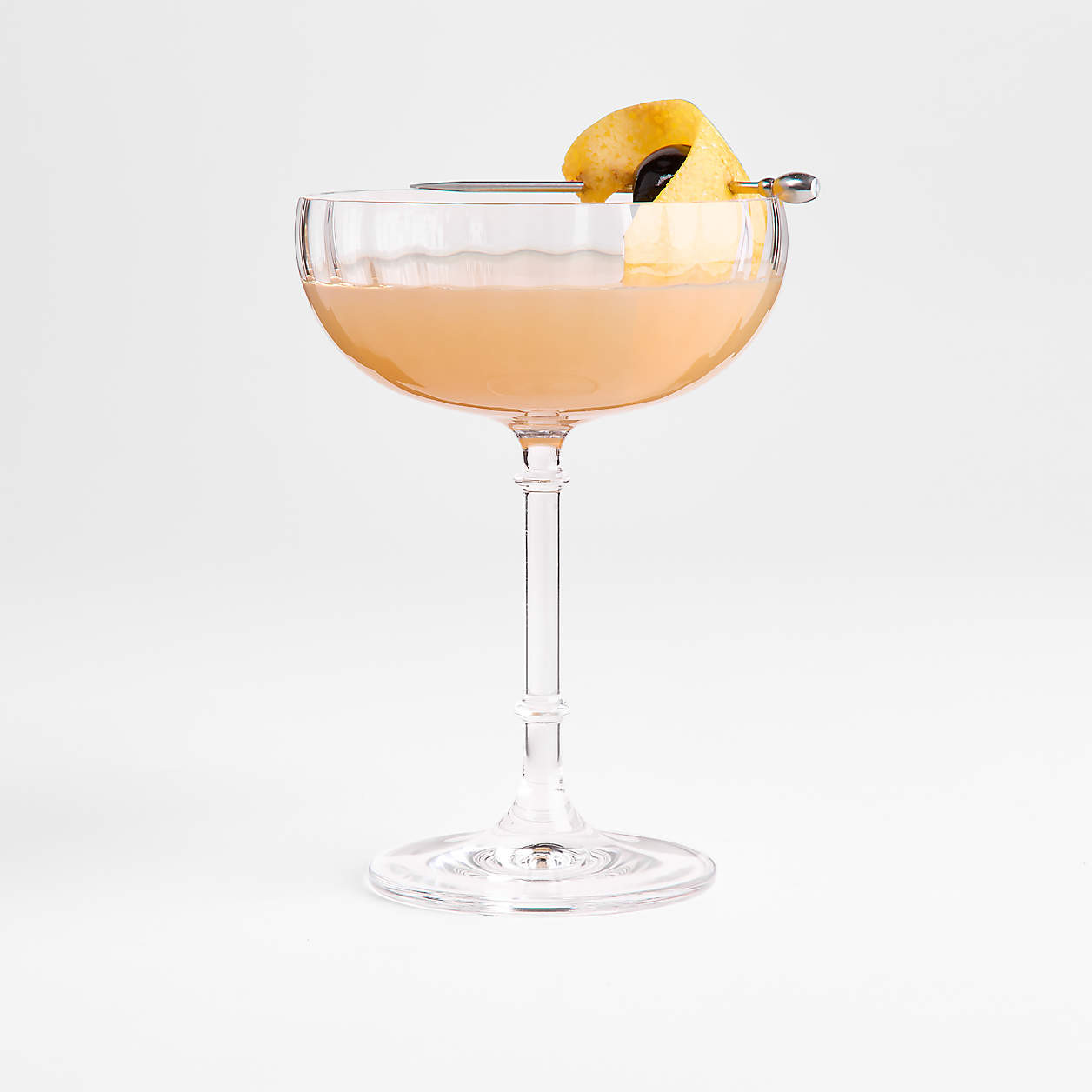 Wolcott Optic 7-Oz. Coupe Glass + Reviews | Crate & Barrel | Crate & Barrel