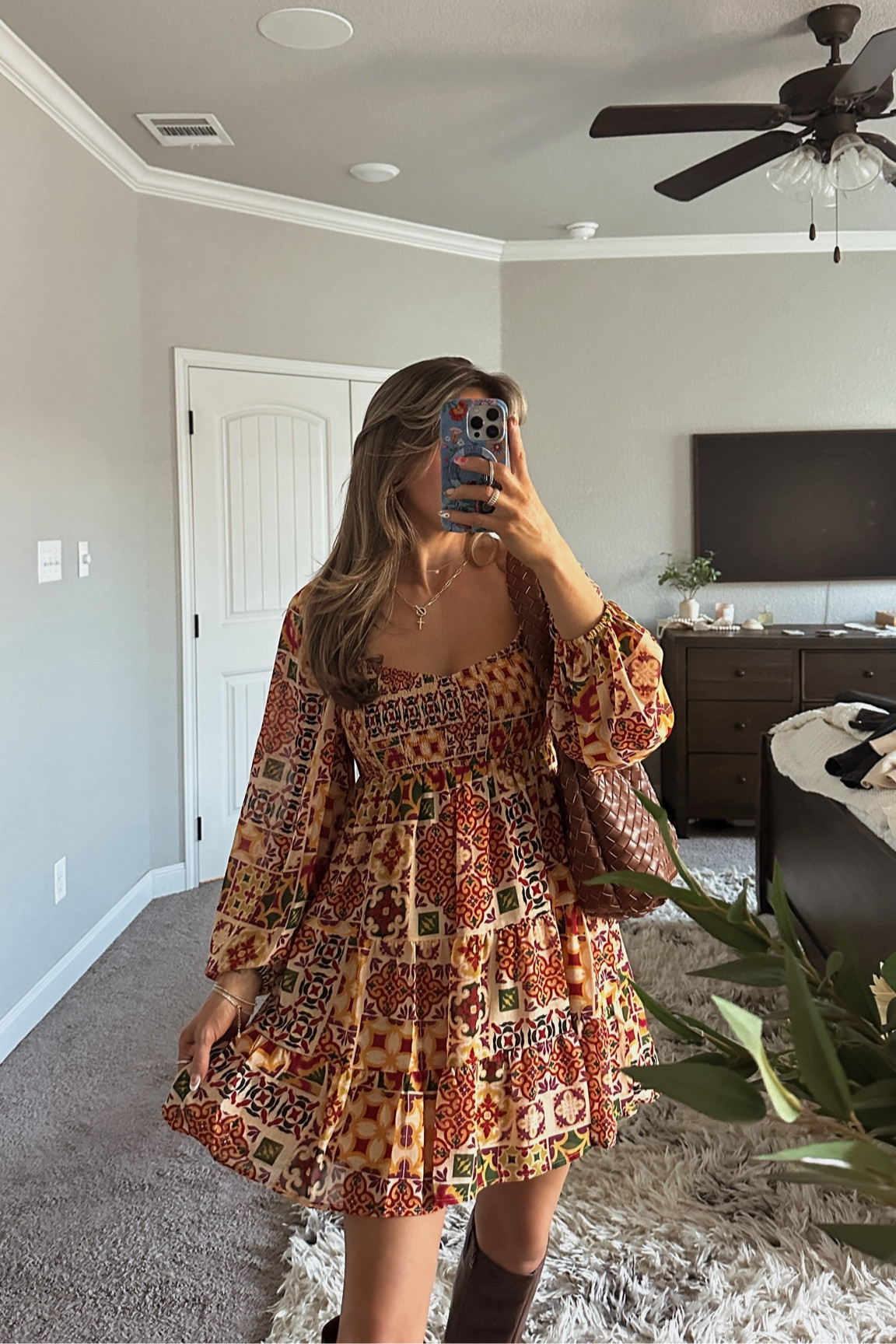 wearing my usual size small in this super cute fall dress! use code LABOR30 or BRITF15 for a discount 

#LTKFindsUnder50 #LTKSaleAlert #LTKFallSale