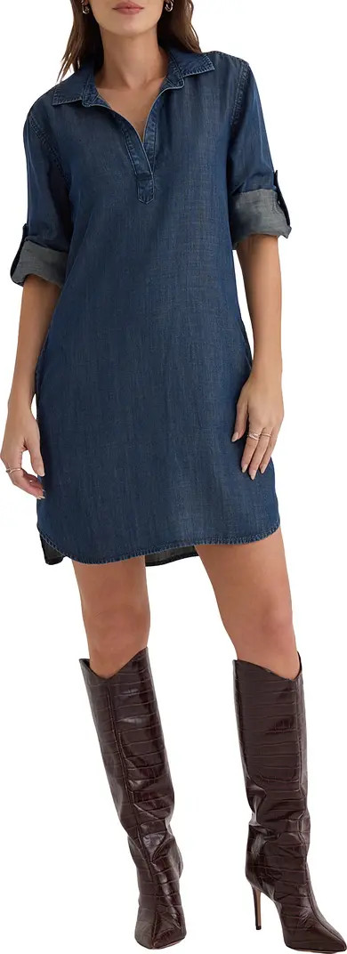 Denim Mini Shirtdress | Nordstrom