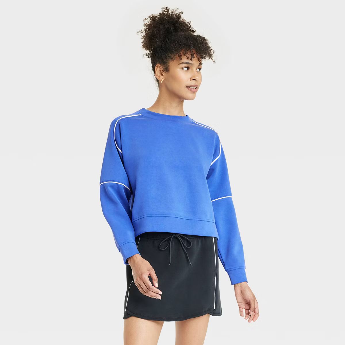 Women's Airy Sleek Crewneck Sweatshirt - All In Motion™ | Target