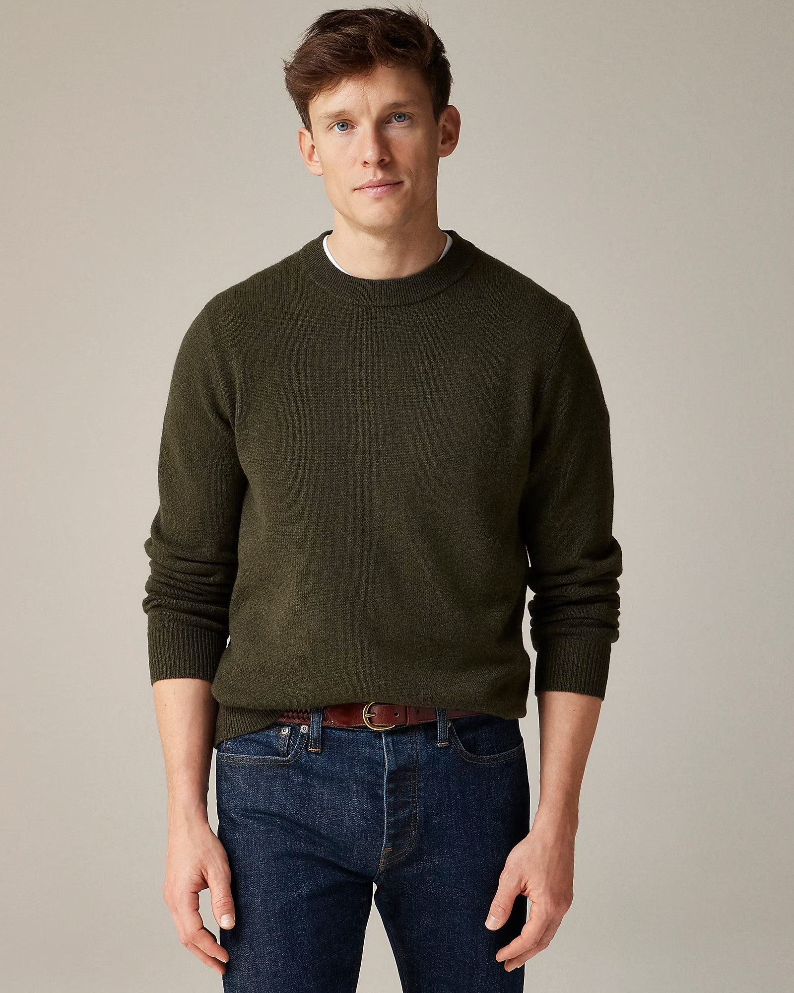 Midweight cashmere crewneck sweater | J. Crew US