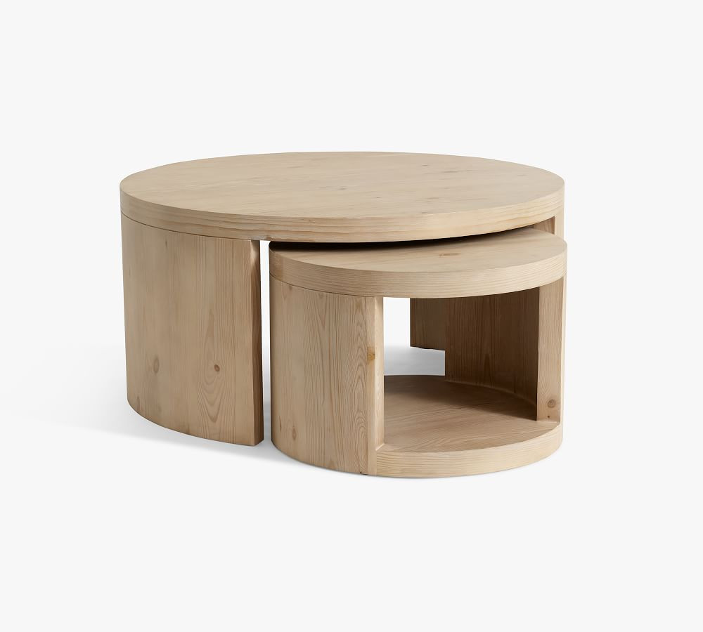 Folsom Round Nesting Coffee Tables | Pottery Barn (US)