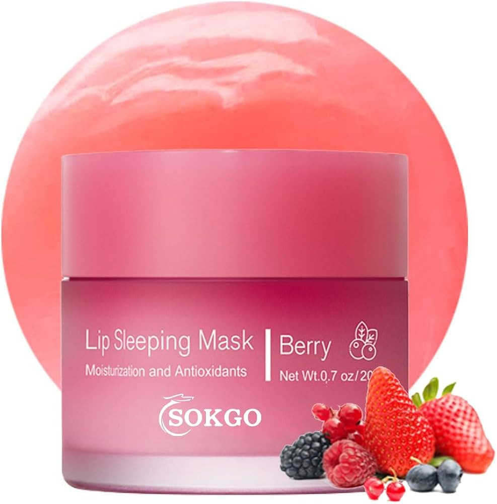 Sleeping lip mask, Nourish & Hydrate Lip Mask With Vitamin C, Antioxidants, Lip Balm, Lip Skin Ca... | Amazon (US)