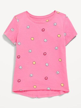 Softest Printed Short-Sleeve T-Shirt for Girls | Old Navy (US)