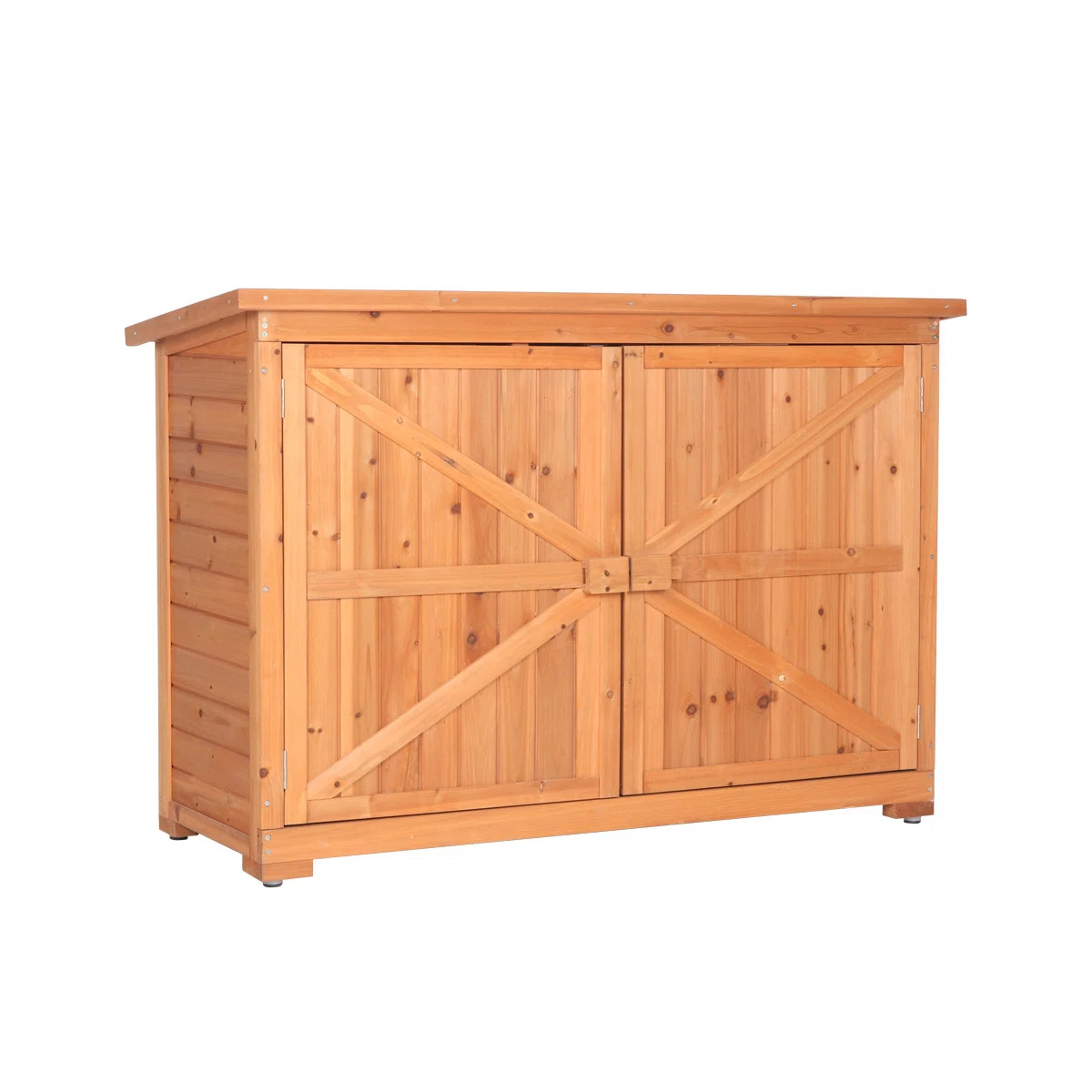 4 ft. W x 1 ft 5 in. D Solid Wood Lean-To Tool Shed | Wayfair North America