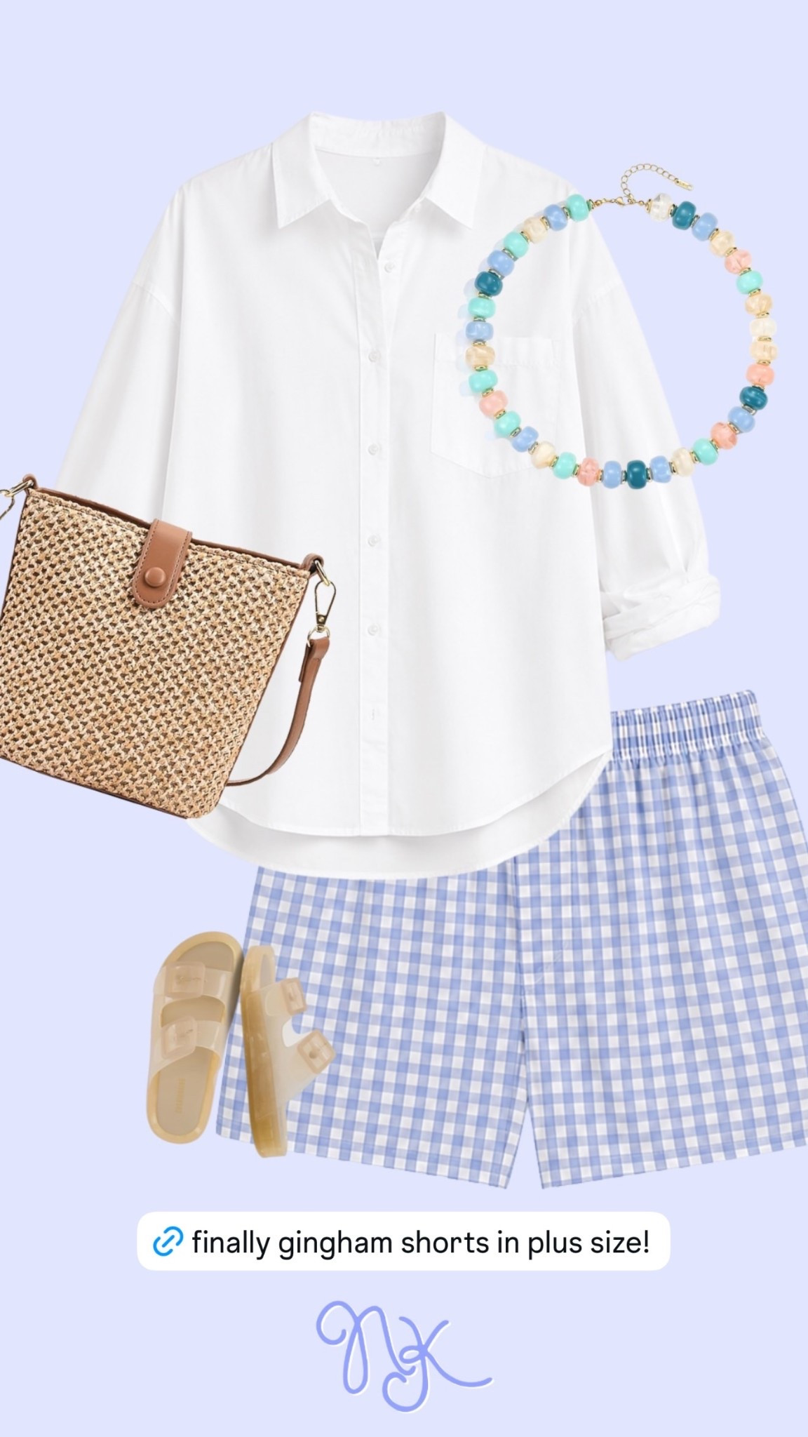 Finally gingham shorts in plus size!😍

#LTKootd #LTKSaleAlert #LTKPlusSize