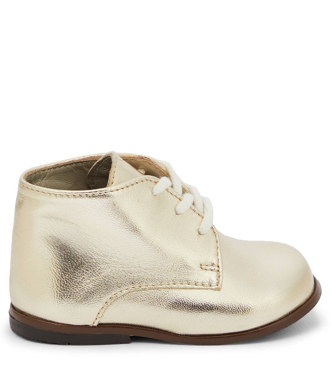 Metallic leather boots | Mytheresa (US/CA)