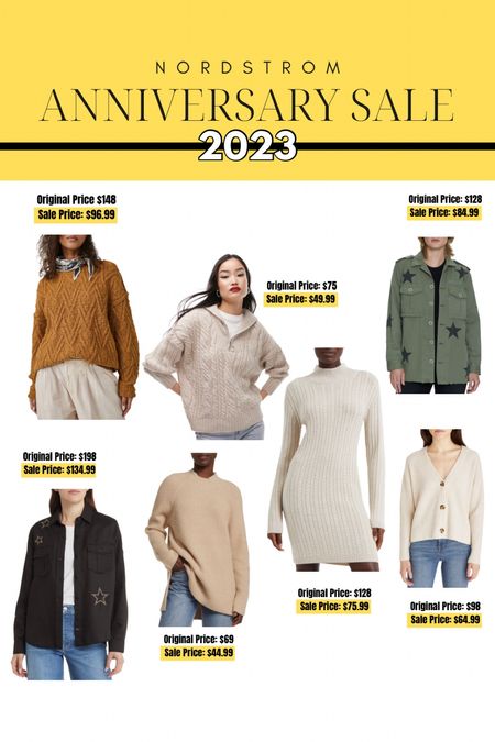 Nordstrom Anniversary Sale 2023 - Favorite sweater/tops.

Free People, cable knit sweater, sweater dress, Rails, Madewell

#LTKxNSale #LTKsalealert #LTKFind