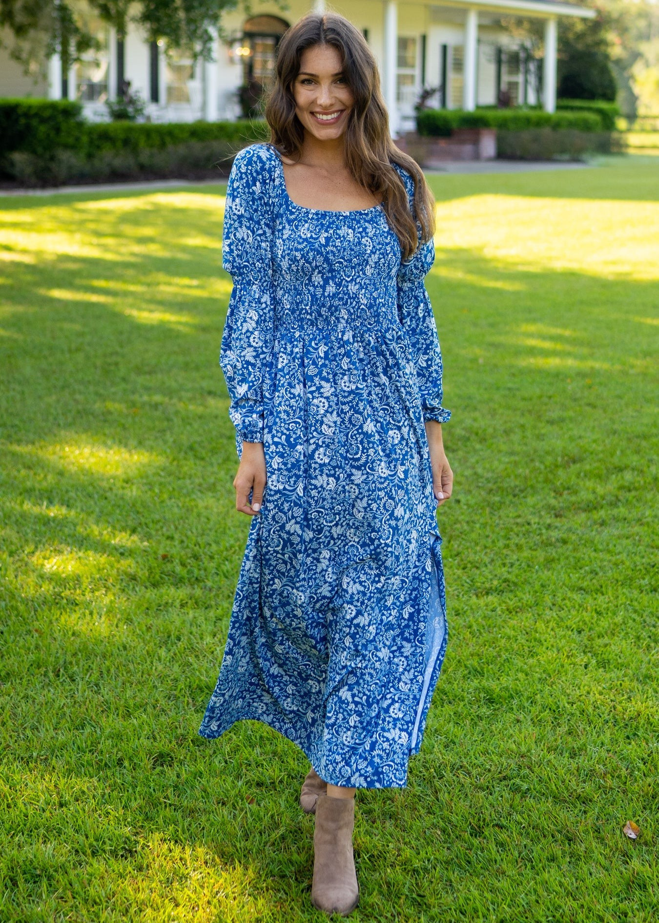Aspen Puff Sleeve Maxi Dress | Cabana Life