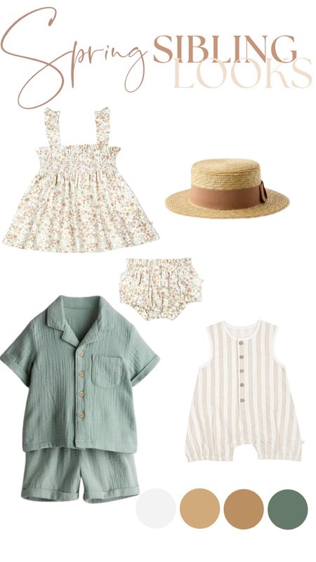 Spring Sibling Outfits 
Hat is from Zara

#LTKbaby #LTKkids #LTKstyletip