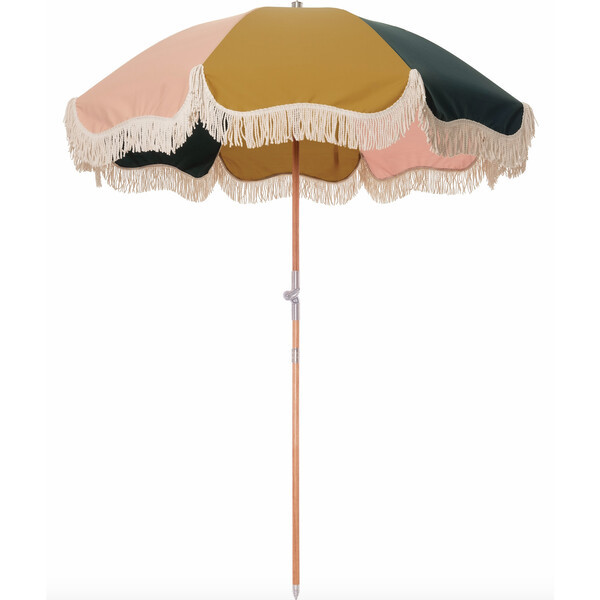 Premium Beach Umbrella, 70's Panel Cinque | Maisonette