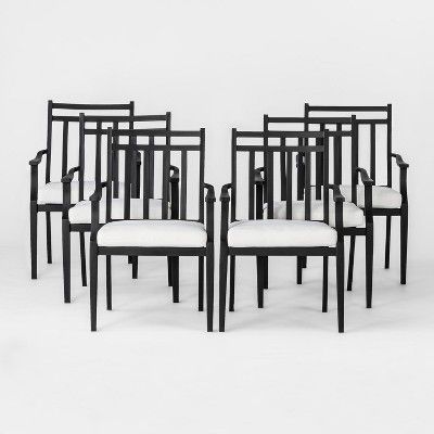 Fairmont 6pk Steel Patio Dining Chairs - Threshold™ | Target