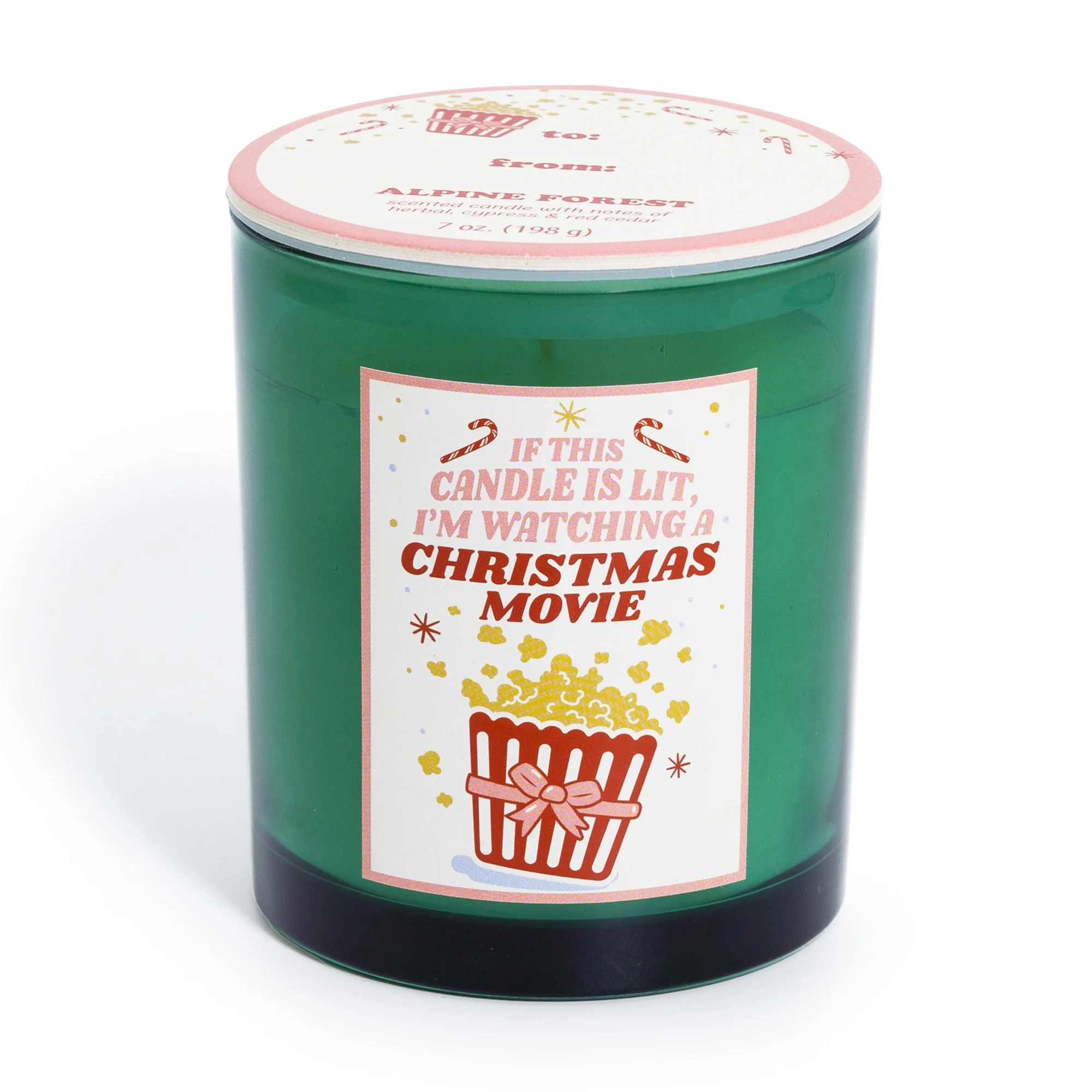 Mainstays 1-Wick Glass Jar Candle, If This Candle Is Lit, Alpine Forest Scent, 7 oz | Walmart (US)
