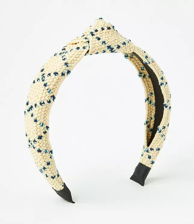 Raffia Knot Headband | LOFT