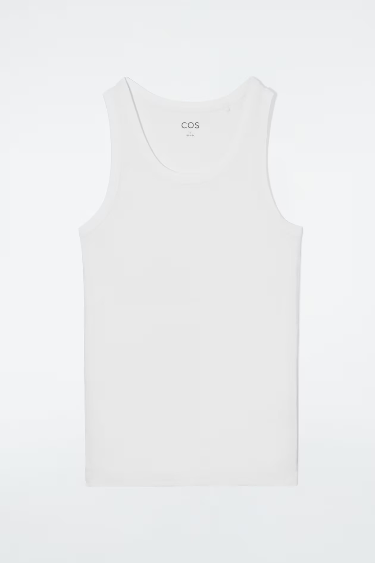 RIBBED TANK TOP - WHITE | COS (US)