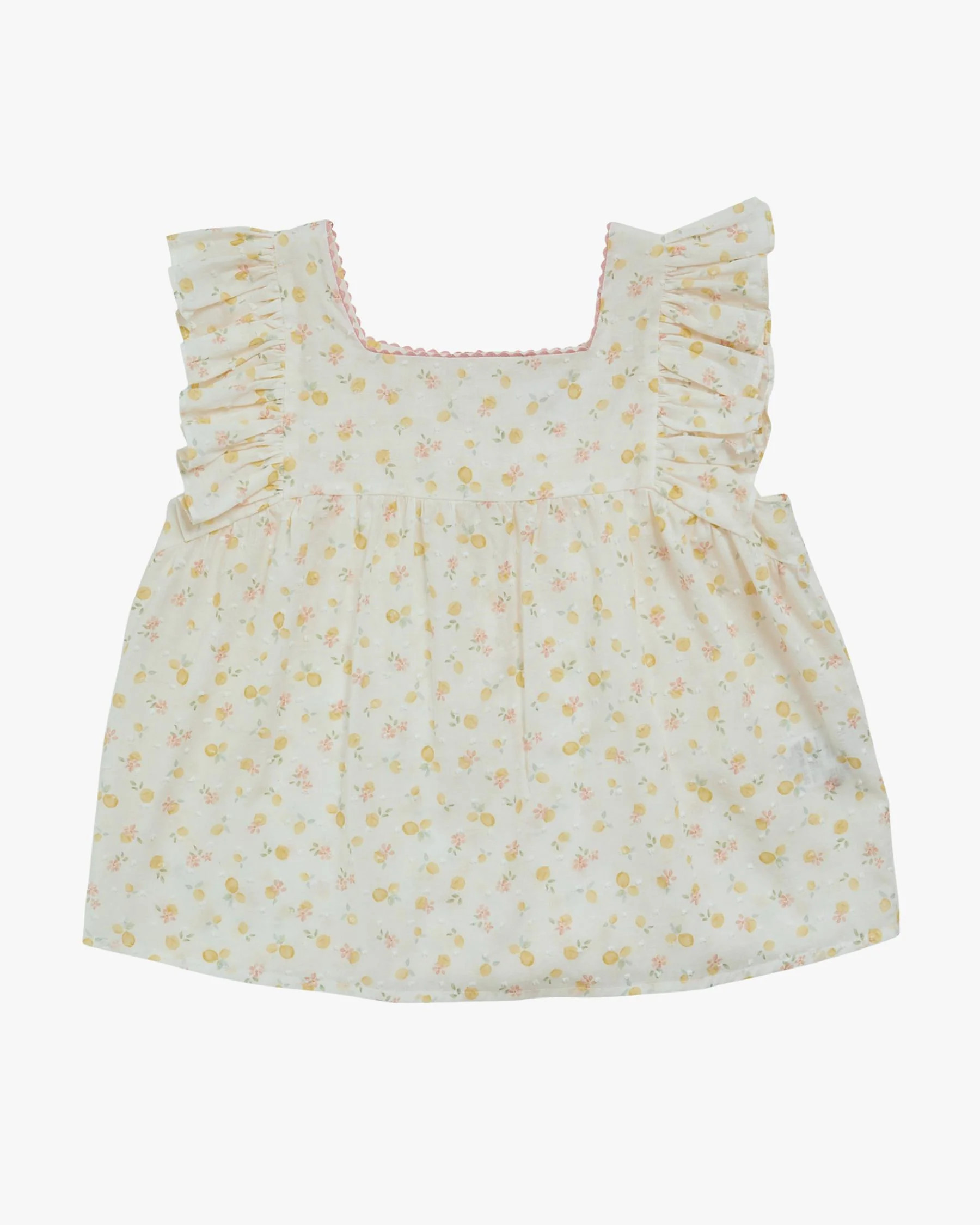 Clelia Top Printed Plumetis | Maisonette
