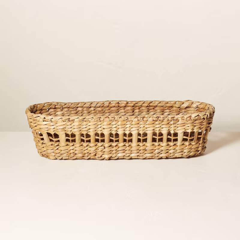 Natural Woven Oblong Bread Basket - Hearth & Hand™ with Magnolia | Target