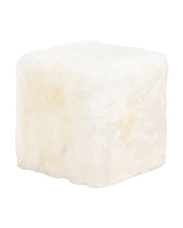 18x20 Long Wool Sheepskin Cube | TJ Maxx