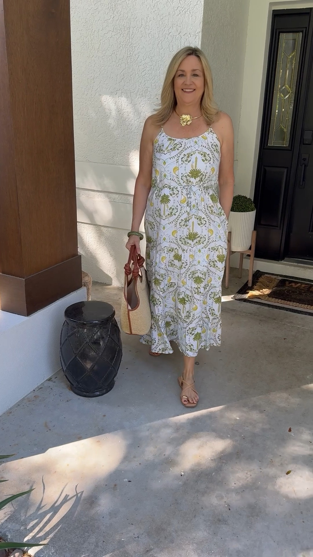 Such a pretty sundress

#LTKootd #LTKdayinmylife #LTKOver40