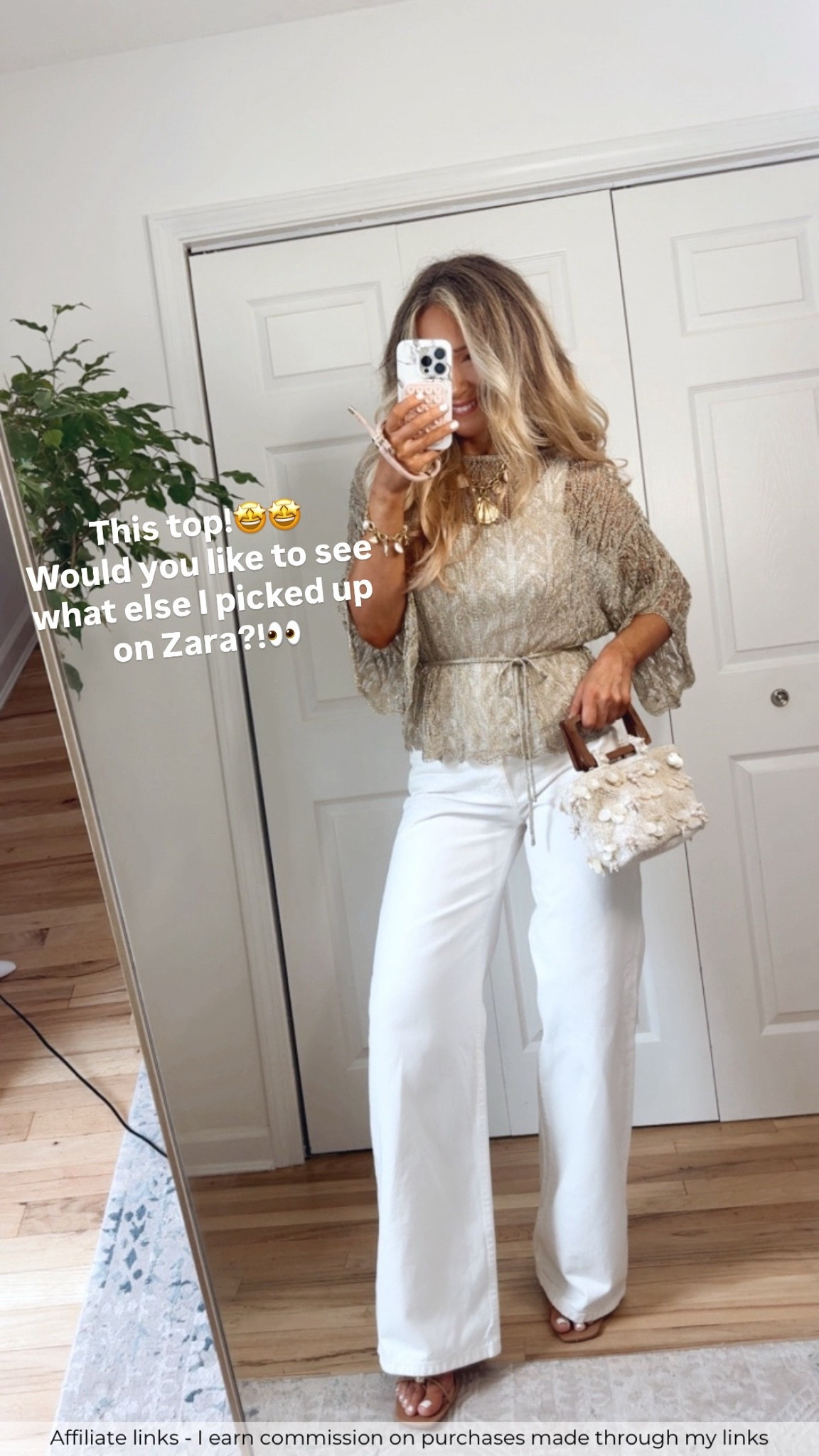 Affiliate links - I earn commission on purchases made through my links

Zara outfits
Zara summer top
Zara white jeans
Zara bag