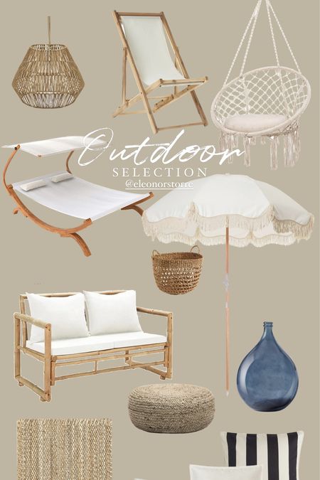 My outdoor selection for summer 2023
Pieces are from Westwing, H&M home, Amazon 

#LTKFind #LTKSeasonal #LTKhome