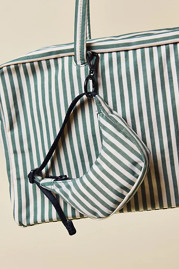 BAGGU Crescent Bag Charm in Sage Stripe at Urban Outfitters | Urban Outfitters (US and RoW)
