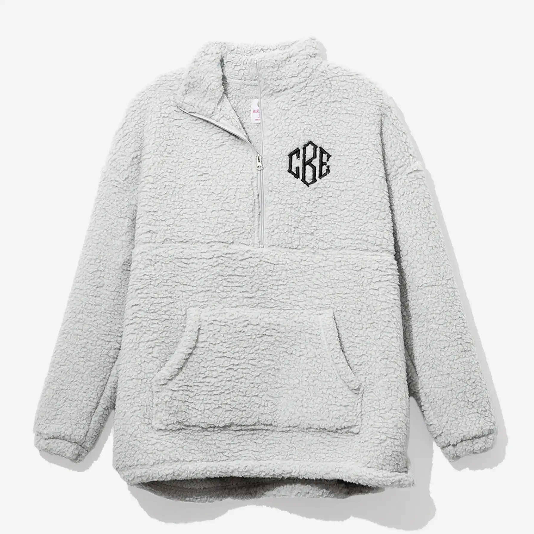 Monogrammed Sherpa Pullover | Marleylilly