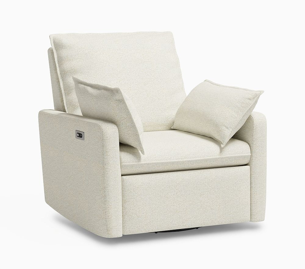 Paxton Pillow Swivel Glider Recliner | Pottery Barn Kids
