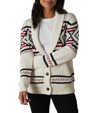 The Normal Brand Chunky Alpine Heritage V-Neck Cardigan | Dillard's | Dillard's