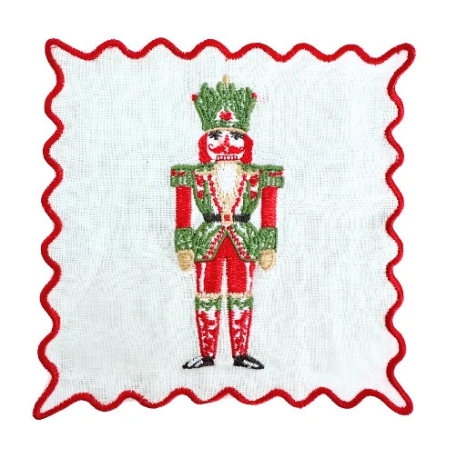 Nutcracker Cocktail Napkin | The Enchanted Home