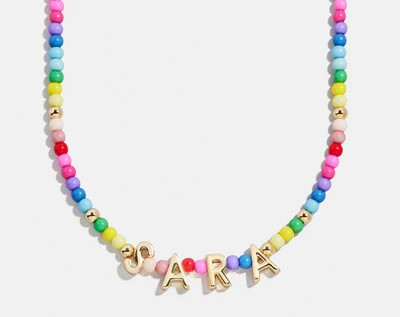Bead Mine Kids’ Custom Name Necklace - Multi | BaubleBar