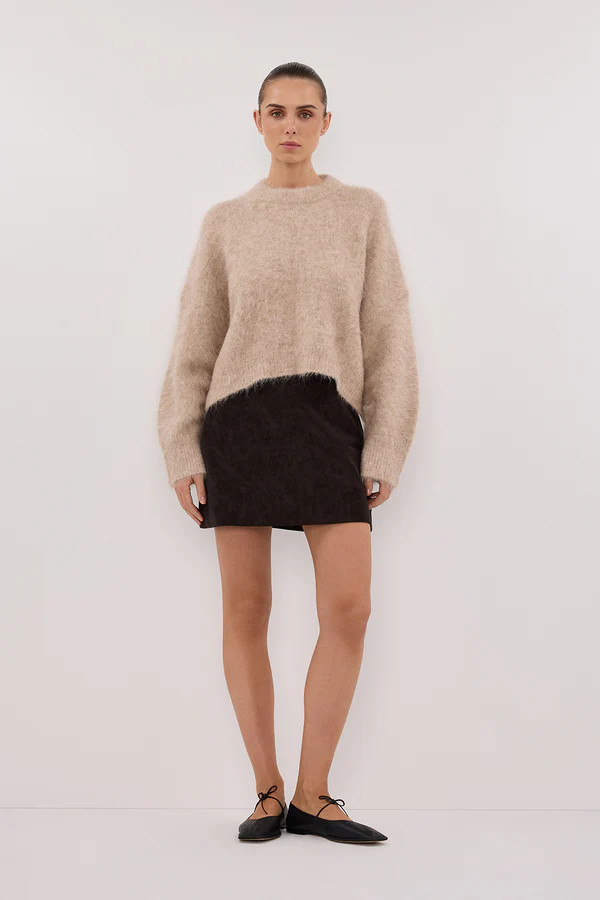 SALMA OAT TUCK SLEEVE JUMPER | DISSH