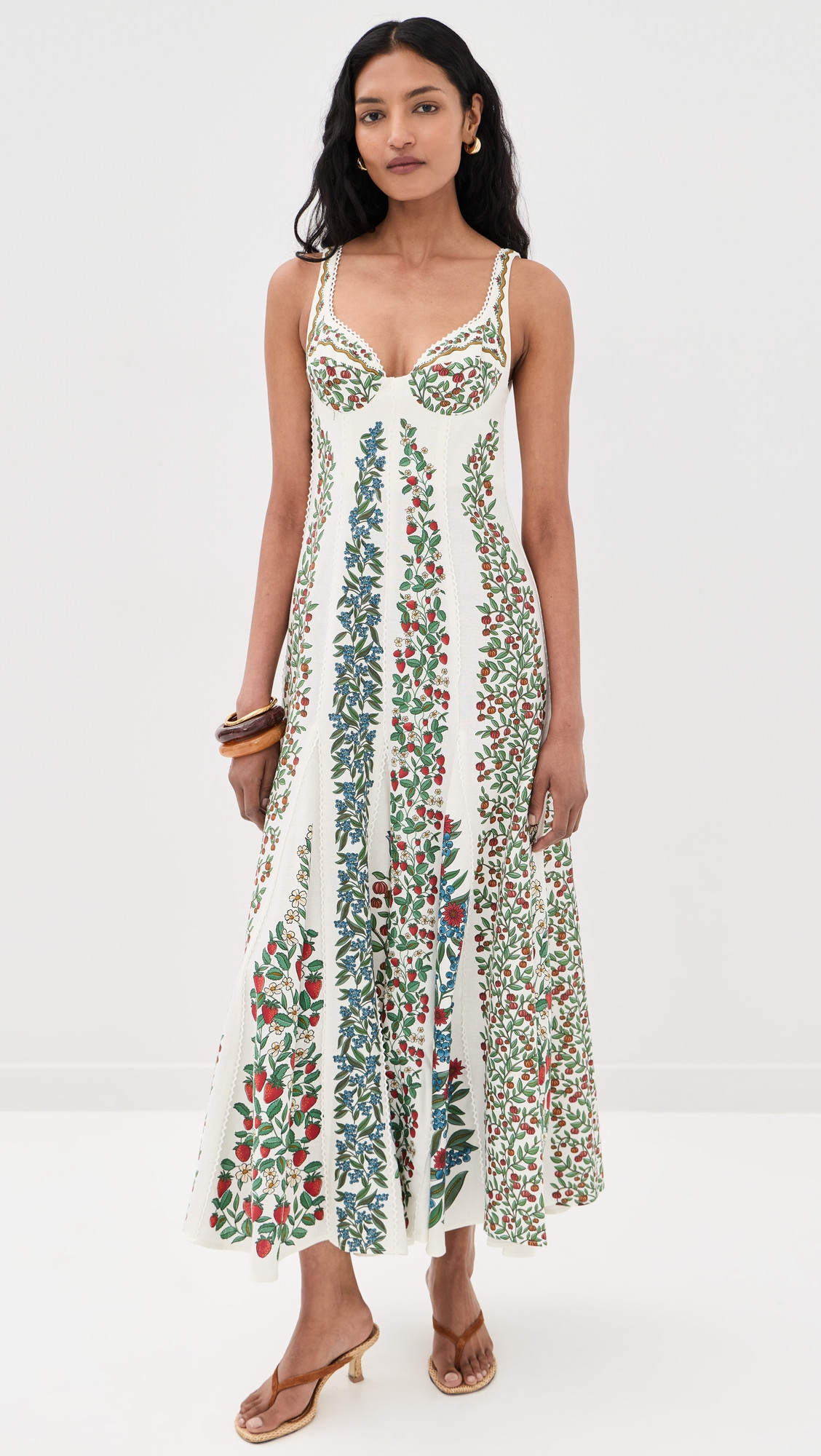 FARM Rio Fruit Beauty Maxi Dress Fruit Beauty Off-White M | Shopbop