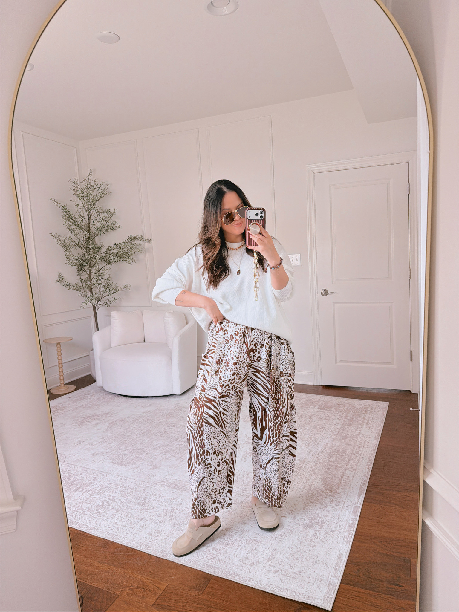 wearing a large in both pieces 

 #LTKSeasonal #LTKMidsize