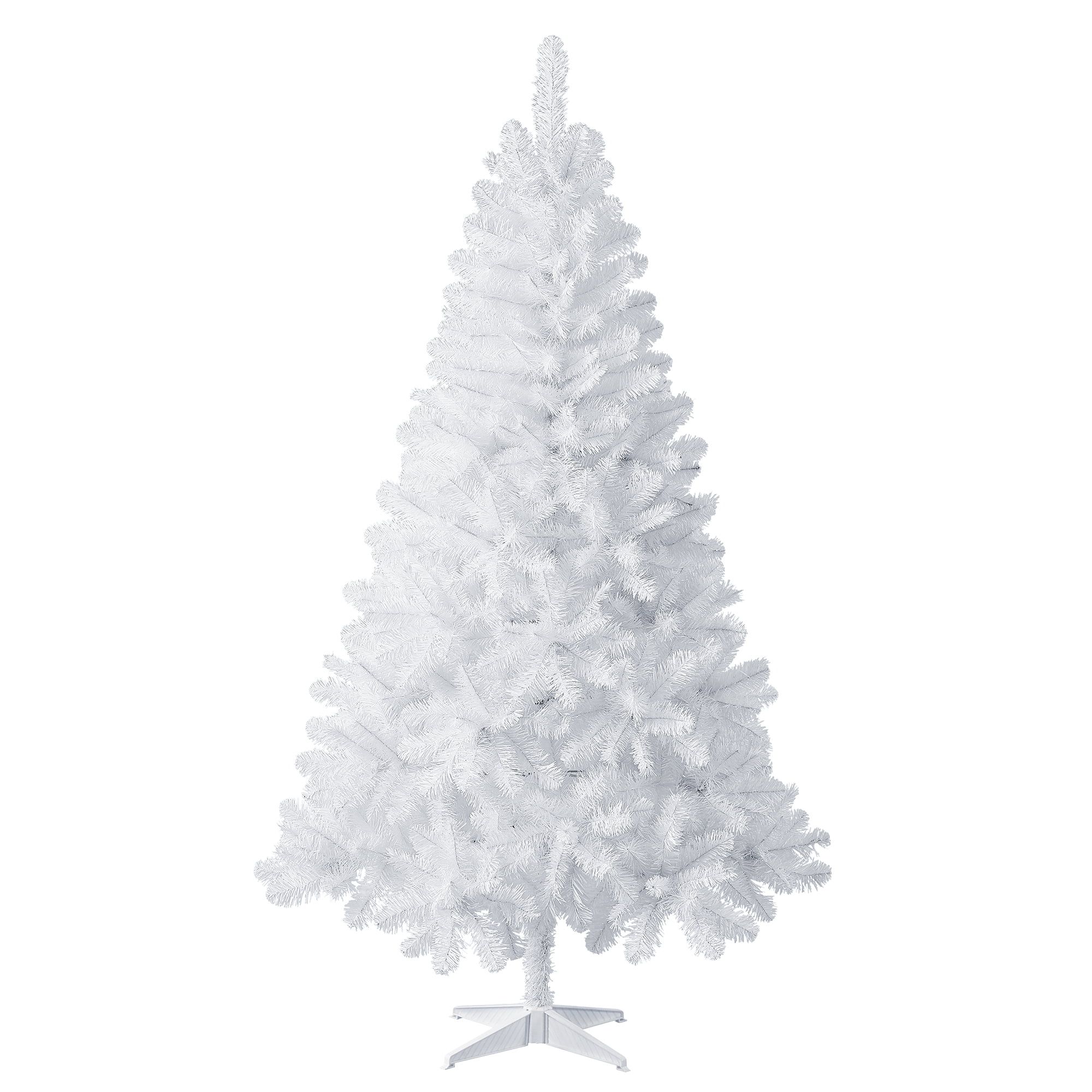 Holiday Time Jackson Spruce White Artificial Christmas Tree, 6.5' | Walmart (US)