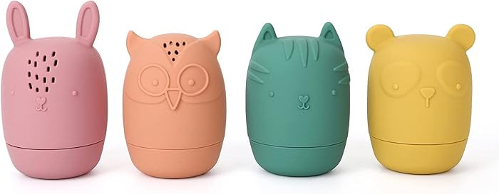 Silicone Bath Toys, Squeezable Bathtub Toys for Toddle 6-12-18 Months+, Kids-Friendly Bath Toys, ... | Amazon (US)