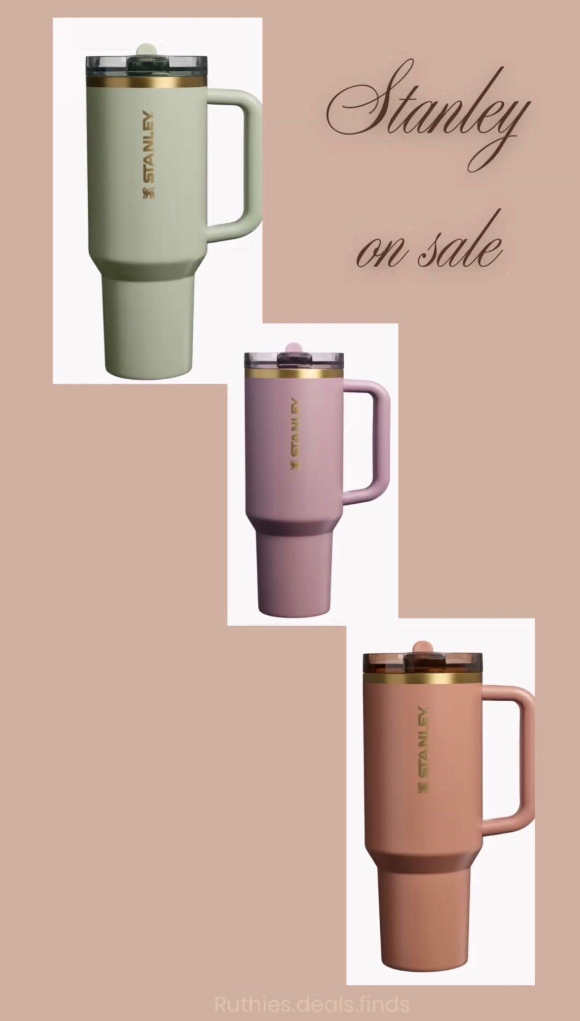 ✨ Stanley’s on SALE! ✨
Sip in style all season long 😍 My favorite Stanley cup just dropped in price and it’s too good not to share! 💦🥤

💚 Link in bio to shop the best deals — grab yours before they’re gone!
Perfect for workouts, errands, travel, and everyday hydration.

#StanleyTumbler #StanleyAdventure #LTKsale #LTKfit #StayHydrated #StanleyQuencher #LTK deals #MomMustHaves #OnSaleNow #HydrationStation #LTKStyle #EverydayEssentials