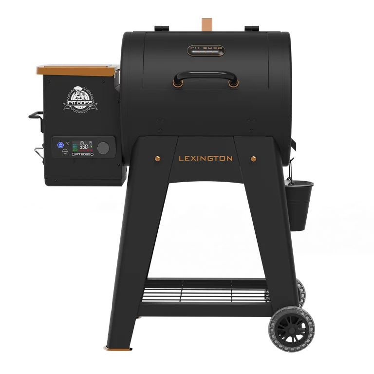 Pit Boss Lexington 500 Sq in Wood Fired Pellet Grill and Smoker – Onyx Series | Walmart (US)