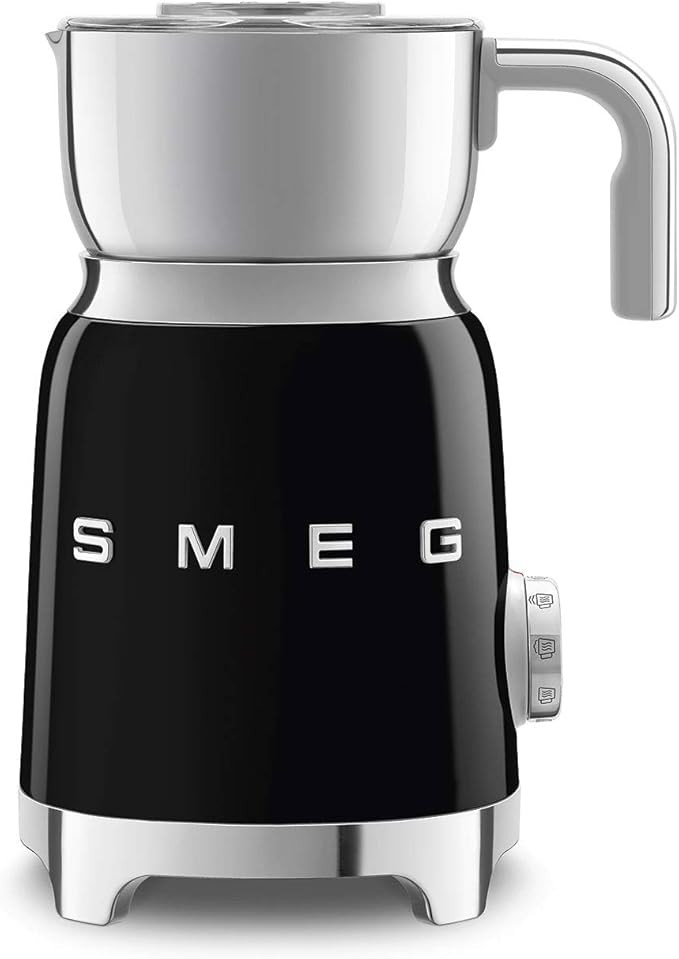 SMEG Retro 50's Style Milk Frother with 2 Disks 6 Preset Programs Hot or Cold Frothing and Induct... | Amazon (US)