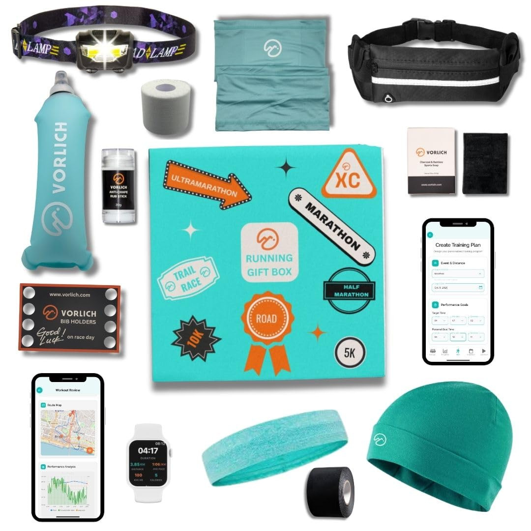 Vorlich Running Gift Box – 13 Essential Items for Runners Female & Men – Includes Run APP. Tr... | Amazon (US)