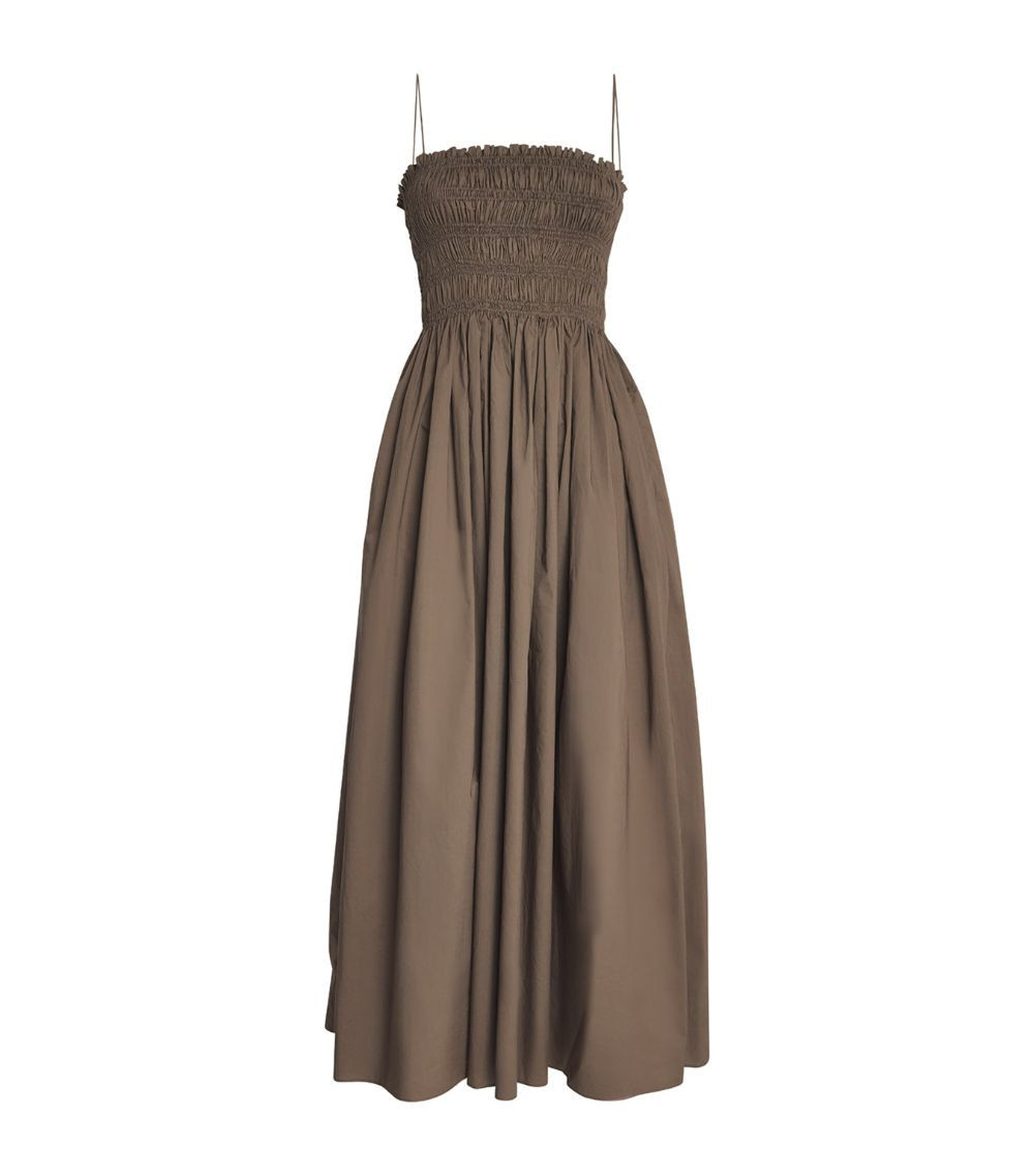 Shirred Midi Dress | Harrods