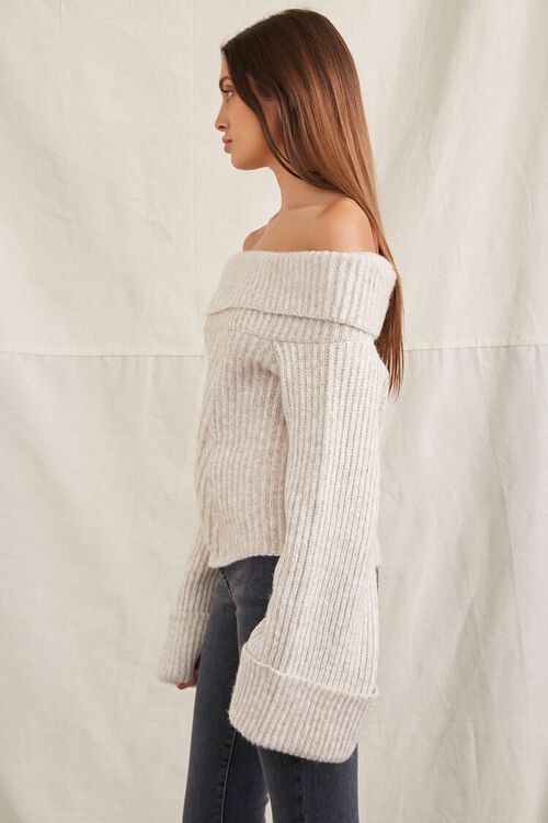 Off-the-Shoulder Bell-Sleeve Sweater | Forever 21 (US)