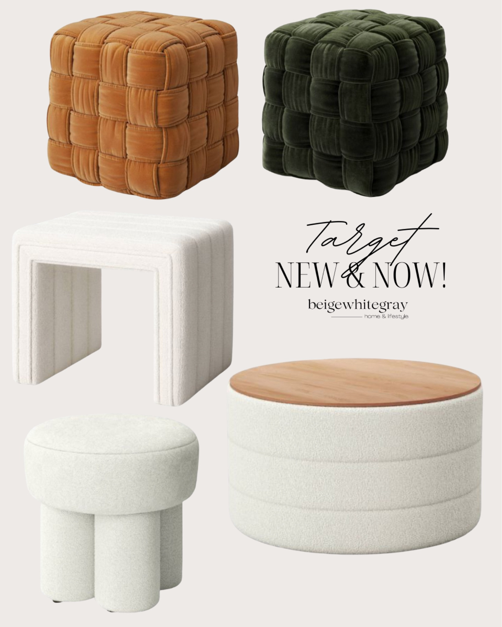  Ew ottomans at target and I’m obsessed 

#LTKfindsunder100 #LTKhome #LTKSeasonal