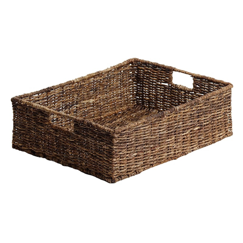 Woven Abaca Under the Bed Basket, Extra Large | At Home