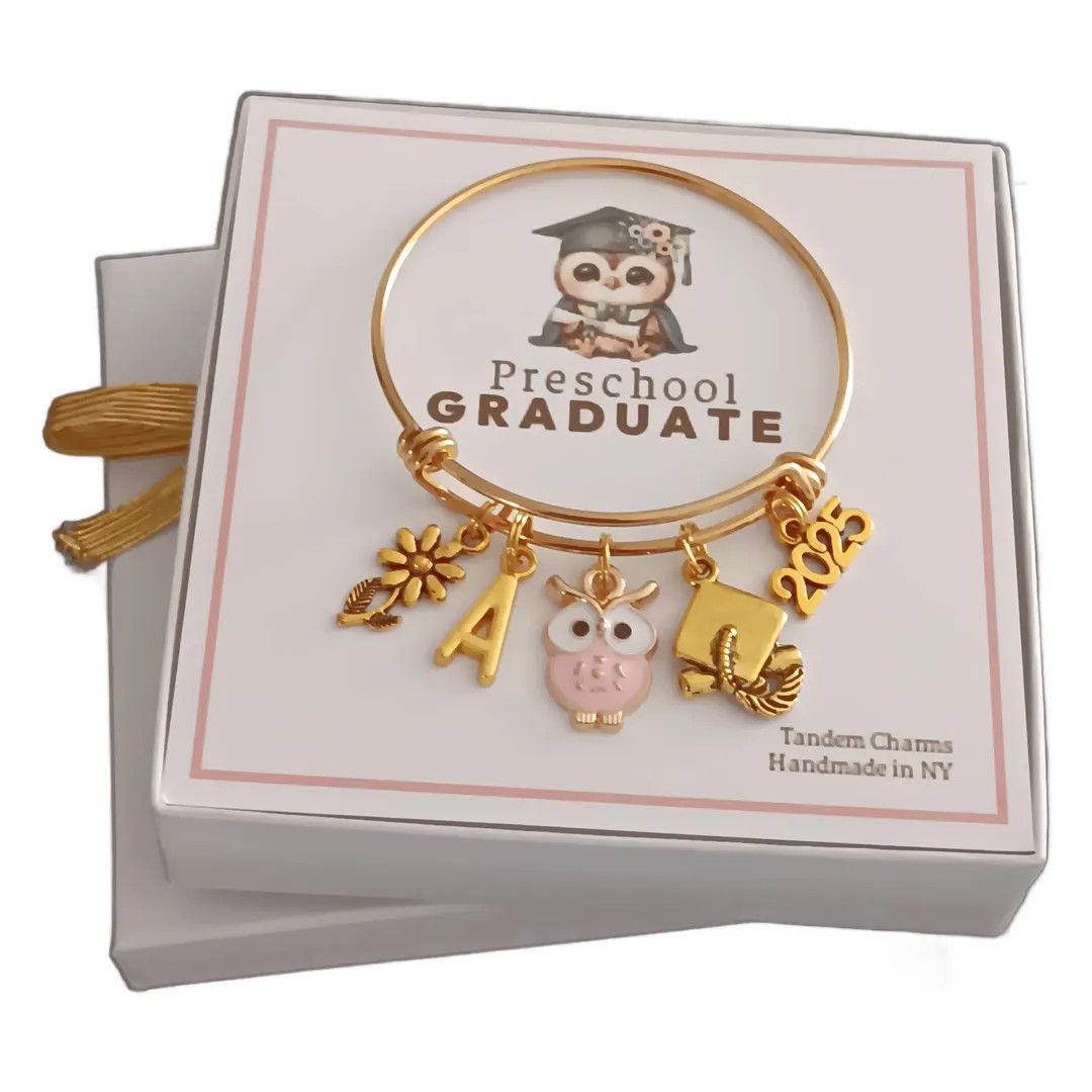 Preschool Graduation Gift for Girl, Preschool Graduation Bracelet, Graduation Gift for Her, Presc... | Etsy (US)