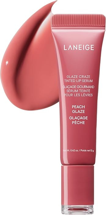 LANEIGE Glaze Craze Tinted Lip Serum: Hydrating Lip Serum for Glossy, Nourished Lips with Plumpin... | Amazon (US)