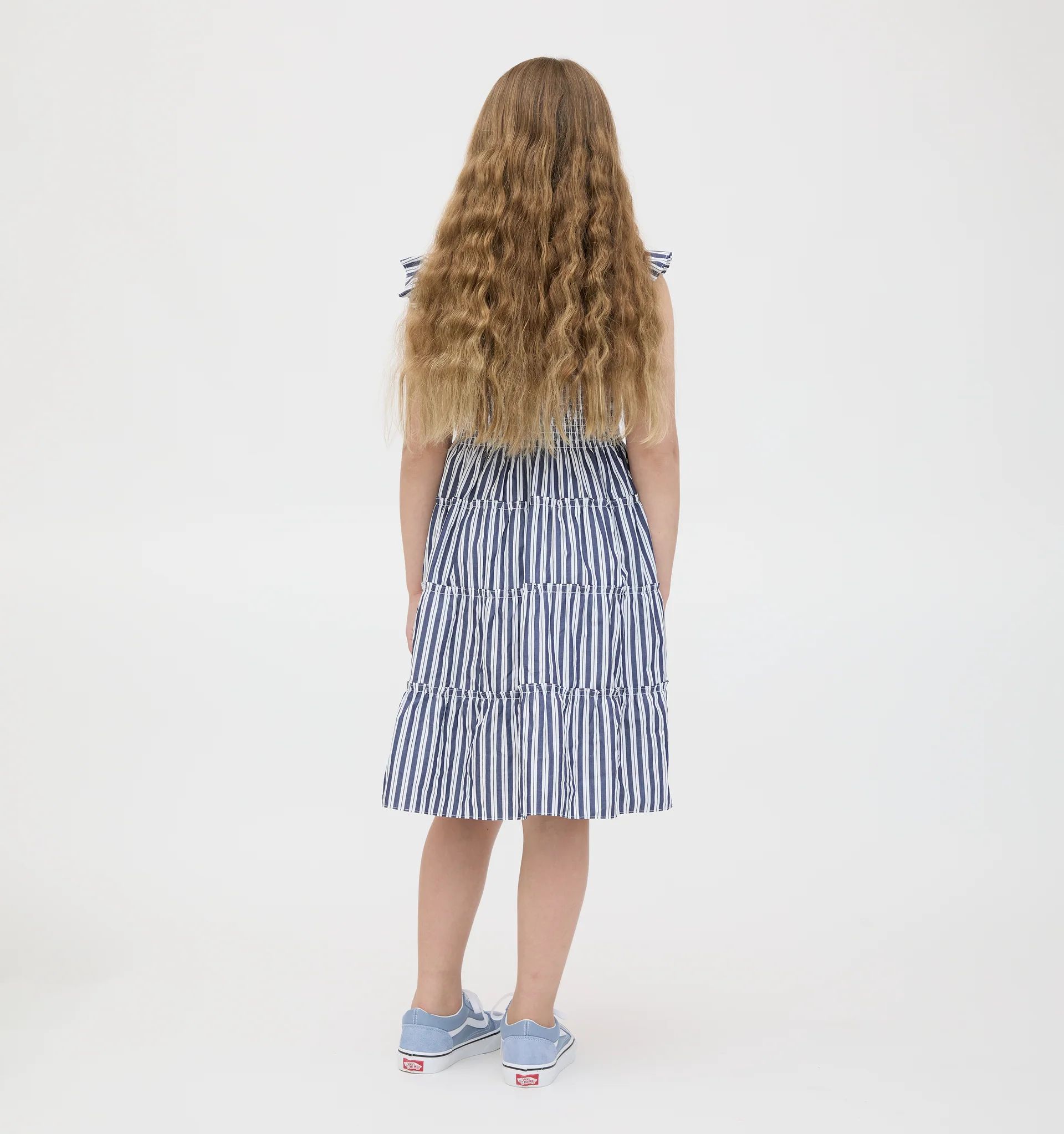 The Tiny Ellie Nap Dress - Navy Stripe | Hill House Home