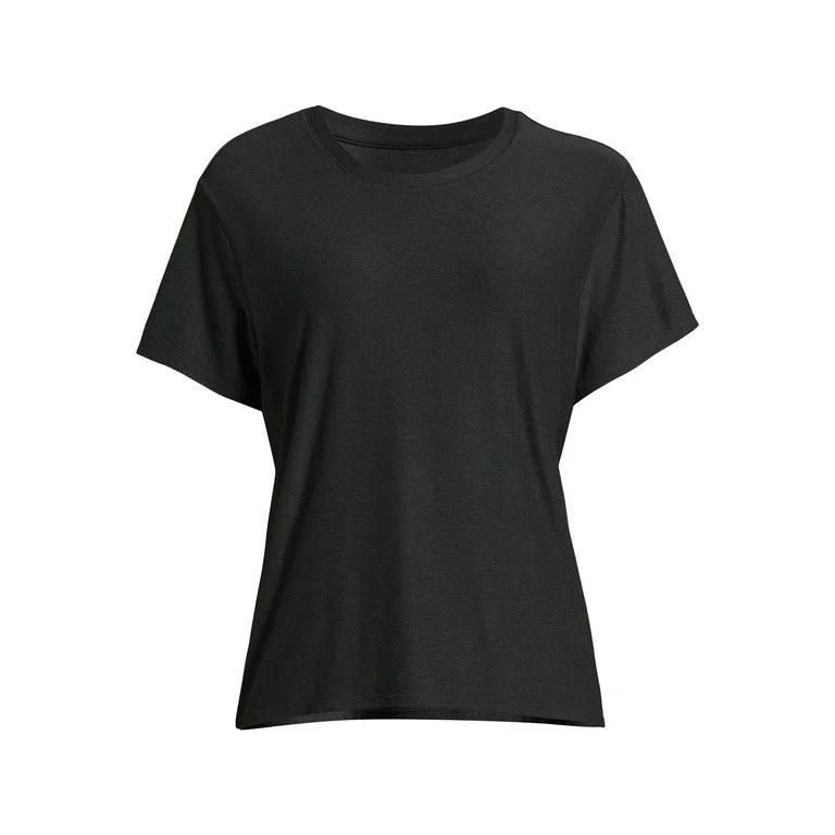 Athletic Works Women's ButterCore Tee with Short Sleeves, Sizes XS-XXXL | Walmart (US)